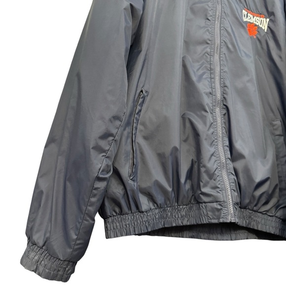 Charles River Clemson Tigers Navy Hooded Jacket Large - Picture 2 of 8